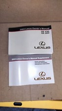 2003 Lexus GS 430 GS 300 Owners Manual And Supplemental Owners Manual 