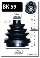 Shaftec Front Outer CV Boot