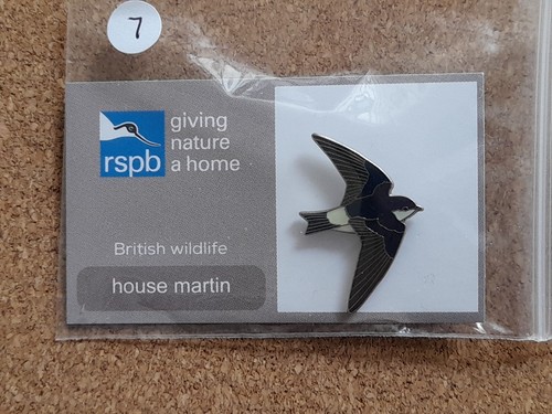 Rspb house martin - house, pin