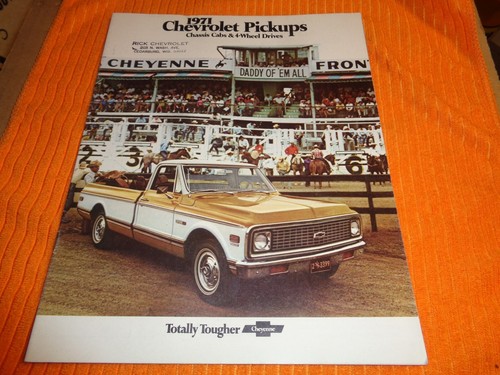 1971 chevy chevrolet pickup - chevy,