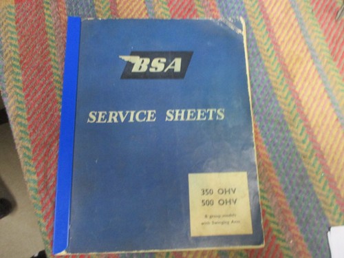 Bsa b31 b33 goldstar workshop - bsa, ,b31,b33,goldstar,workshop
