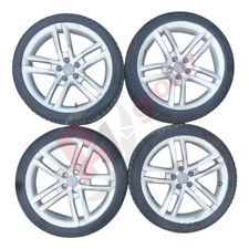AUDI A1 10-18 MK1 5 DOUBLE SPOKE 17" SET OF 4 WHEELS WITH GOOD TIRES 8X0601025K