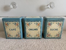 3 x Vintage French Storage