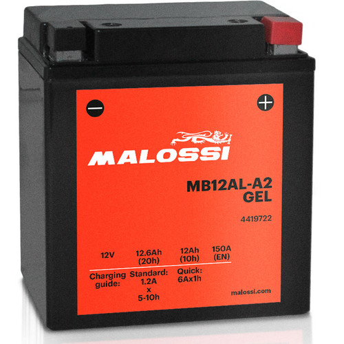 Malossi yb12al battery for - malossi, yb12al-a2
