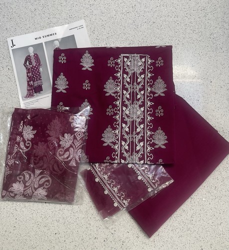 New junaid jamshed 3 piece - new,