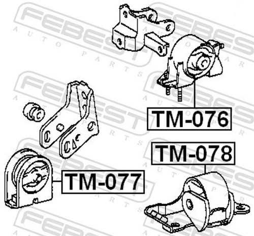 Fits febest 077 front - febest,