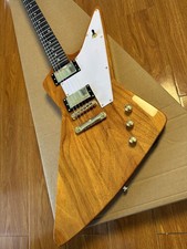 Explorer brown electric guitar