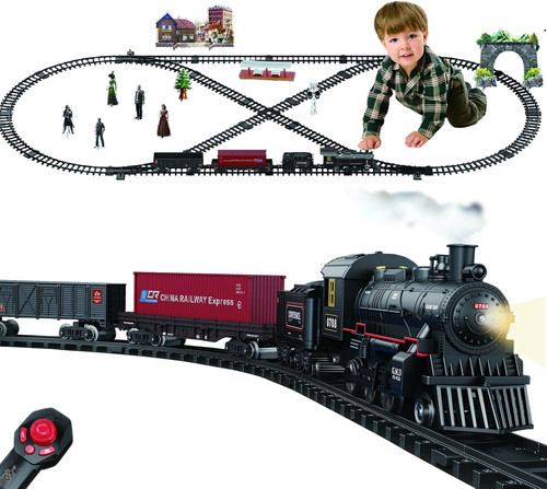 Electric alloy train set - alloy,