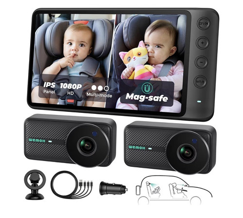 Wemoh baby car monitor 1080p - baby,