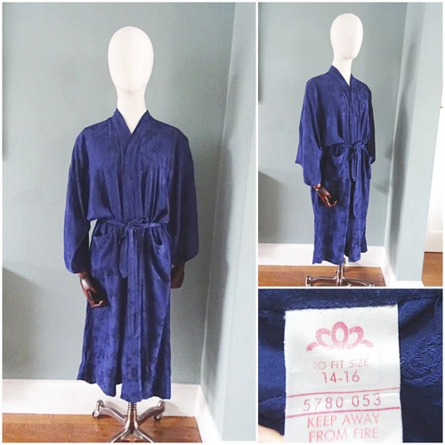 Vintage 1980s dressing gown - vintage,