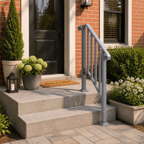 Outdoor handrail for steps - handrail,