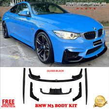 FOR BMW F80 F82 F83 M3 M4 BODYKIT SPLITTER FRONT LIP SIDE SKIRT M PERFORMANCE