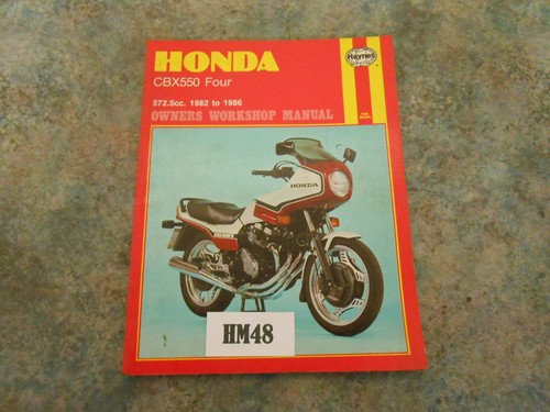 Honda cbx550 haynes manual - honda,