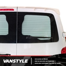 FITS VAUXHALL VIVARO 2019- QUALITY PRIMED PU REAR TWIN BARN EXTREME DOOR SPOILER