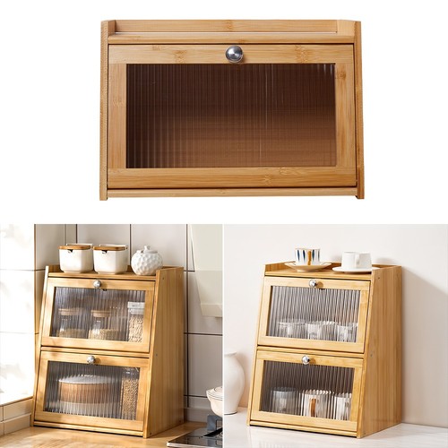Bamboo chest drawers table - bamboo,