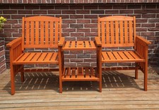 Garden Bench Love Seat Wood