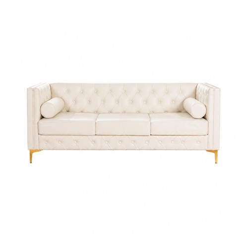 Modern faux leather seater - faux,