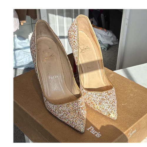 Christian louboutin gold - louboutin,