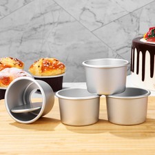 4 Pcs Mini Cake Tins Pork Pie