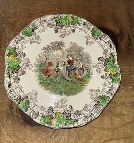 Spode byron hunting - hunting, scene