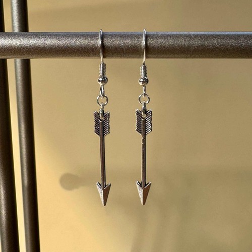 New silver arrow - new:, earrings