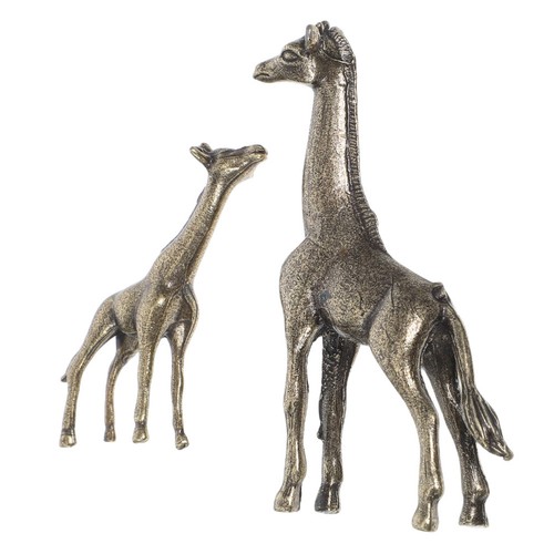 2pcs exquisite brass giraffe - 2pcs,