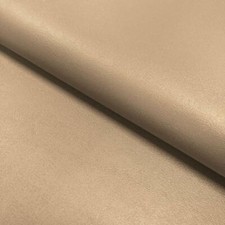 Nevada Plain Faux FR Leatherette Fabric Material - BEIGE