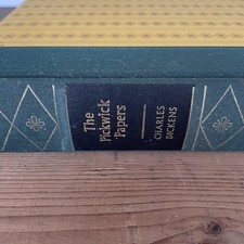 Charles Dickens Pickwick Papers Folio Society Book Posthumous Club Hardback