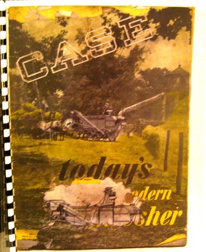 Case threshing machine - ,