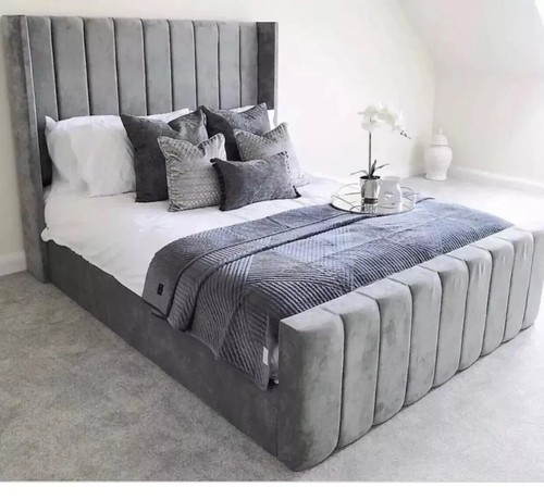 Winged panel bed frame - winged,