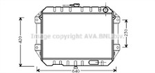 OE SPEC AVA RADIATOR FOR