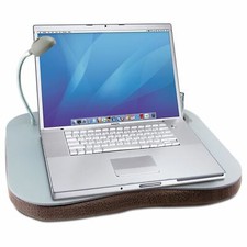 Laptop Cushion Portable Reading Lap Top Tray Table With 5 Led Light & Cup Holder