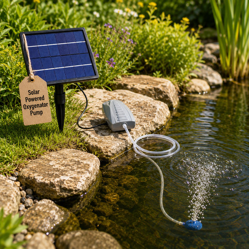 Solar powered submersible - powered,