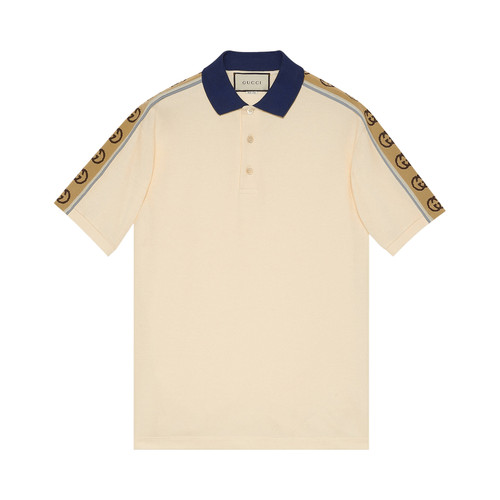 Gucci polo shirt beige cream - t-shirt,