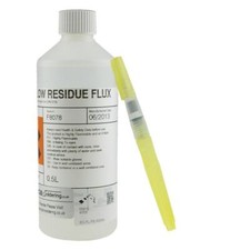 Refillable fine tip flux pen