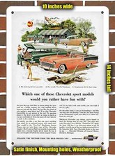 Metal Sign - 1955 Chevrolet
