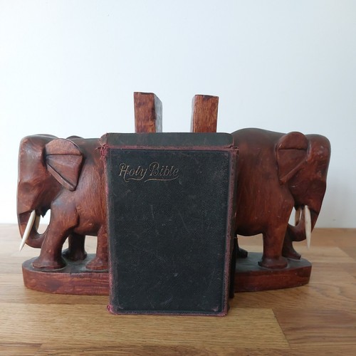 Leather bound holy bible old - holy,