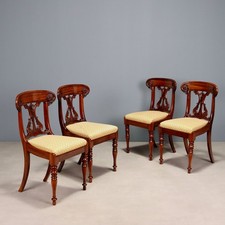 Antique Victorian Chairs Carved Mahogany United Kingdom XIX Century