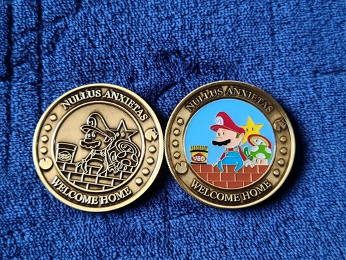 Mario pax challenge coin - challenge,