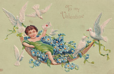 Embossed 1910 German Valentine