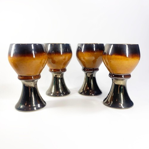 1970 lustre glazed pottery - lustre,