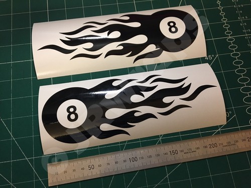 Ball flames decals - flames,
