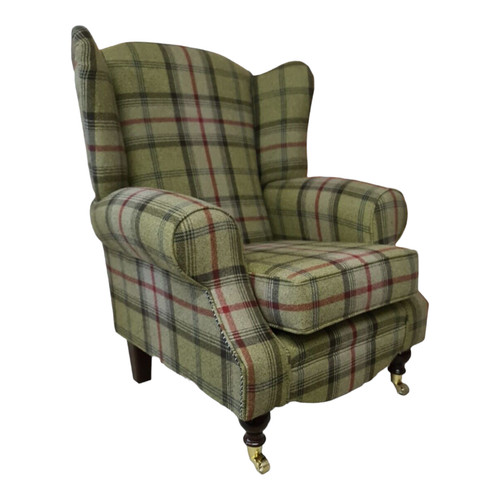 Wing back queen - anne, cottage