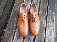 Loake 1880 Chester Men's Shoes Tan Leather Lace Up Brogues Size uk 12 f