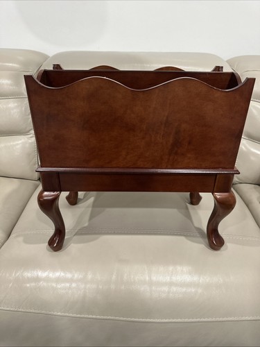 Bombay mahogany magazine rack - bombay,