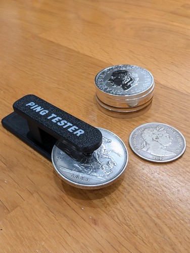 Gold silver coin ping tester - ping,