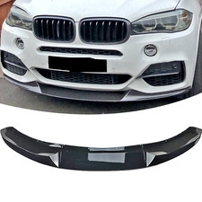 Gloss Black Front Bumper Lip Spoiler Splitter For BMW X5 F15 2013-2018 M-Sport