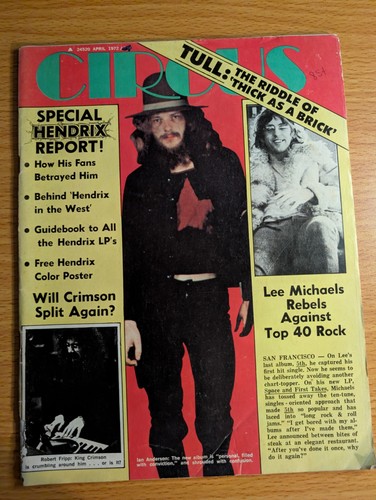Circus magazine april 1972 - circus,