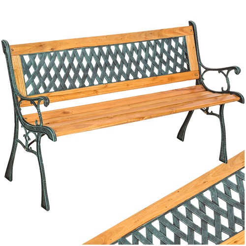 Wooden garden bench slat - garden,