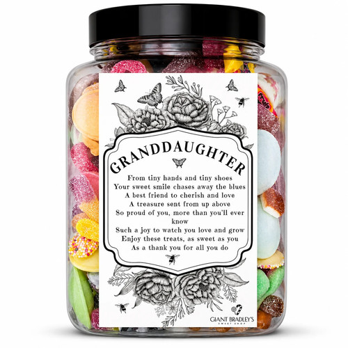 Granddaughter sweet jar - sweet,
